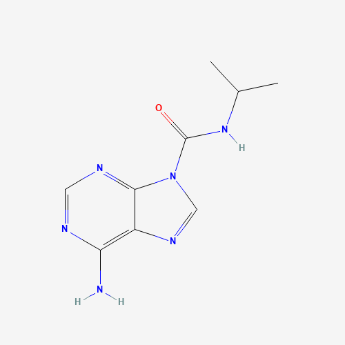1092352-85-6 6-amino-N-propan-2-ylpurine-9-carboxamide chemical structure