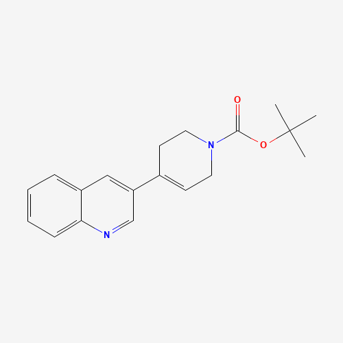 885609-31-4 tert-butyl 4-quinolin-3-yl-3,6-dihydro-2H-pyridine-1-carboxylate chemical structure