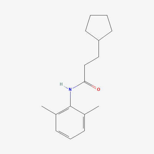 560080-77-5 3-cyclopentyl-N-(2,6-dimethylphenyl)propanamide chemical structure