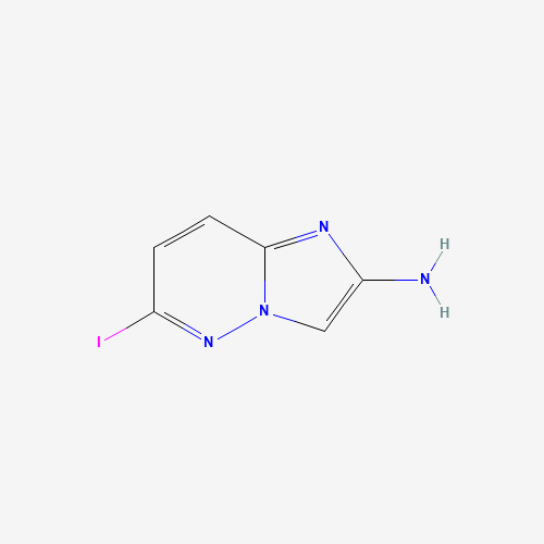 1005785-71-6 6-iodoimidazo[1,2-b]pyridazin-2-amine chemical structure