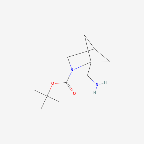 1250997-62-6 tert-butyl 4-(aminomethyl)-3-azabicyclo[2.1.1]hexane-3-carboxylate chemical structure