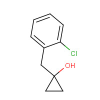 1249457-49-5 1-[(2-chlorophenyl)methyl]cyclopropan-1-ol chemical structure