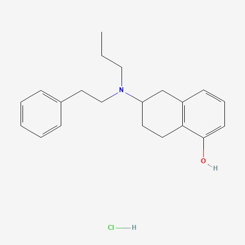 71787-90-1 6-[2-phenylethyl(propyl)amino]-5,6,7,8-tetrahydronaphthalen-1-ol;hydrochloride chemical structure