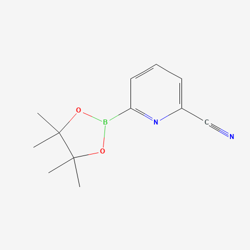 952402-79-8 6-(4,4,5,5-tetramethyl-1,3,2-dioxaborolan-2-yl)pyridine-2-carbonitrile chemical structure