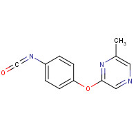 921938-98-9 2-(4-isocyanatophenoxy)-6-methylpyrazine chemical structure
