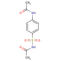 29591-86-4 N-[4-(acetylsulfamoyl)phenyl]acetamide chemical structure