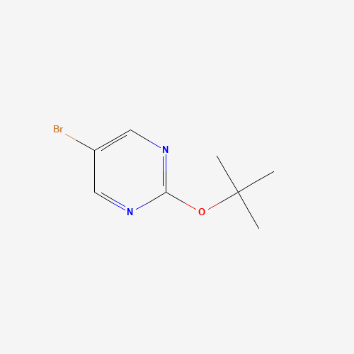 121487-13-6 5-bromo-2-[(2-methylpropan-2-yl)oxy]pyrimidine chemical structure