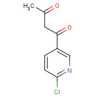 889958-43-4 1-(6-chloropyridin-3-yl)butane-1,3-dione chemical structure