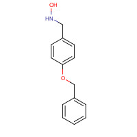 106328-99-8 N-[(4-phenylmethoxyphenyl)methyl]hydroxylamine chemical structure
