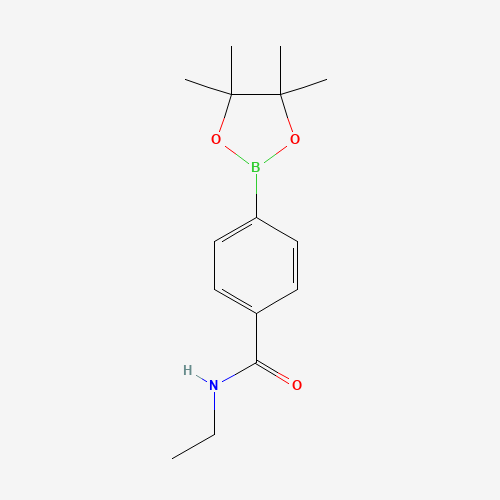 1415793-72-4 N-ethyl-4-(4,4,5,5-tetramethyl-1,3,2-dioxaborolan-2-yl)benzamide chemical structure