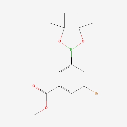 1025718-78-8 methyl 3-bromo-5-(4,4,5,5-tetramethyl-1,3,2-dioxaborolan-2-yl)benzoate chemical structure
