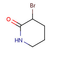 34433-86-8 3-bromopiperidin-2-one chemical structure