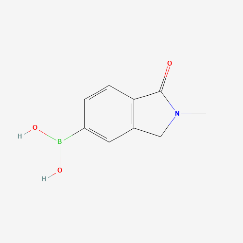 1190875-38-7 (2-methyl-1-oxo-3H-isoindol-5-yl)boronic acid chemical structure