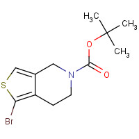 1000577-96-7 tert-butyl 1-bromo-6,7-dihydro-4H-thieno[3,4-c]pyridine-5-carboxylate chemical structure