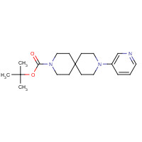 1246508-50-8 tert-butyl 9-pyridin-3-yl-3,9-diazaspiro[5.5]undecane-3-carboxylate chemical structure