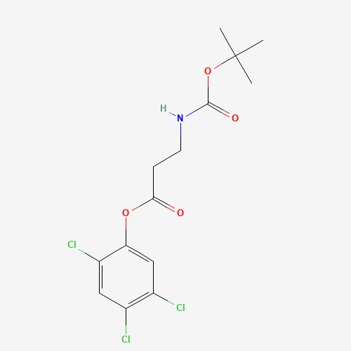 3303-86-4 (2,4,5-trichlorophenyl) 3-[(2-methylpropan-2-yl)oxycarbonylamino]propanoate chemical structure