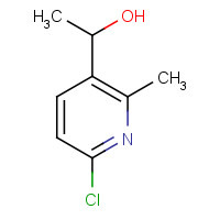 1093880-33-1 1-(6-chloro-2-methylpyridin-3-yl)ethanol chemical structure