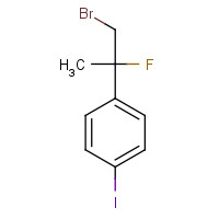 865101-46-8 1-(1-bromo-2-fluoropropan-2-yl)-4-iodobenzene chemical structure