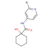 1433904-99-4 N-(2-bromopyridin-4-yl)-1-hydroxycyclohexane-1-carboxamide chemical structure