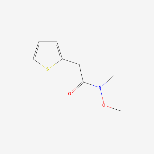 125067-45-0 N-methoxy-N-methyl-2-thiophen-2-ylacetamide chemical structure