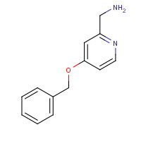 910094-97-2 (4-phenylmethoxypyridin-2-yl)methanamine chemical structure
