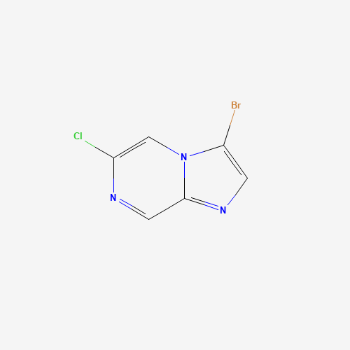 1214875-36-1 3-bromo-6-chloroimidazo[1,2-a]pyrazine chemical structure