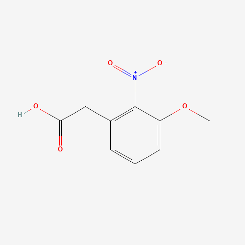 20876-31-7 2-(3-methoxy-2-nitrophenyl)acetic acid chemical structure