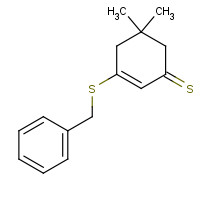 227205-65-4 3-benzylsulfanyl-5,5-dimethylcyclohex-2-ene-1-thione chemical structure