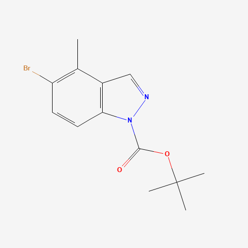 1257535-48-0 tert-butyl 5-bromo-4-methylindazole-1-carboxylate chemical structure