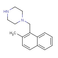 677326-80-6 1-[(2-methylnaphthalen-1-yl)methyl]piperazine chemical structure