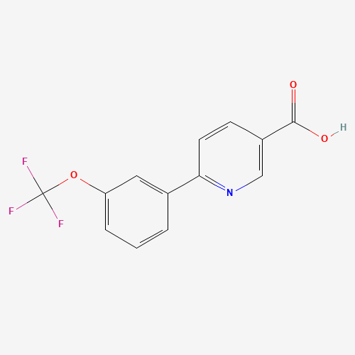 197847-91-9 6-[3-(trifluoromethoxy)phenyl]pyridine-3-carboxylic acid chemical structure