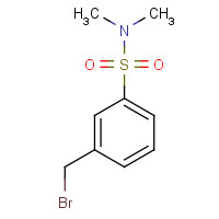 137638-70-1 3-(bromomethyl)-N,N-dimethylbenzenesulfonamide chemical structure