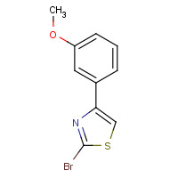 412923-56-9 2-bromo-4-(3-methoxyphenyl)-1,3-thiazole chemical structure