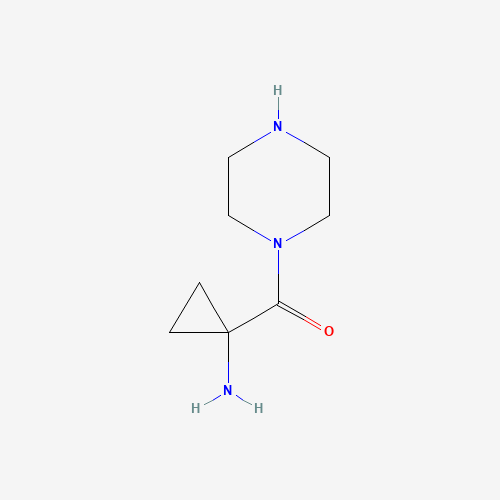 1442474-67-0 (1-aminocyclopropyl)-piperazin-1-ylmethanone chemical structure