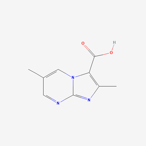 1335052-44-2 2,6-dimethylimidazo[1,2-a]pyrimidine-3-carboxylic acid chemical structure