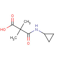716362-39-9 3-(cyclopropylamino)-2,2-dimethyl-3-oxopropanoic acid chemical structure