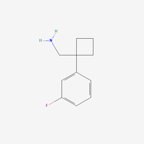 1037131-77-3 [1-(3-fluorophenyl)cyclobutyl]methanamine chemical structure