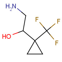 880144-61-6 2-amino-1-[1-(trifluoromethyl)cyclopropyl]ethanol chemical structure