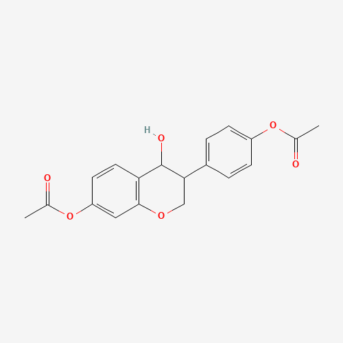 457655-68-4 [4-(7-acetyloxy-4-hydroxy-3,4-dihydro-2H-chromen-3-yl)phenyl] acetate chemical structure