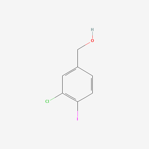 166386-60-3 (3-chloro-4-iodophenyl)methanol chemical structure