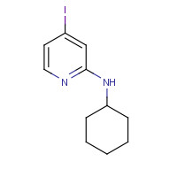 1201674-99-8 N-cyclohexyl-4-iodopyridin-2-amine chemical structure