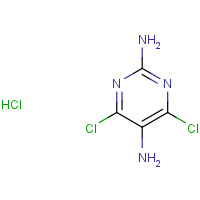 56145-03-0 4,6-dichloropyrimidine-2,5-diamine;hydrochloride chemical structure