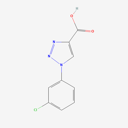 944901-58-0 1-(3-chlorophenyl)triazole-4-carboxylic acid chemical structure