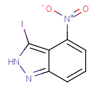 885521-22-2 3-iodo-4-nitro-2H-indazole chemical structure