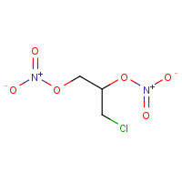 2612-33-1 (1-chloro-3-nitrooxypropan-2-yl) nitrate chemical structure