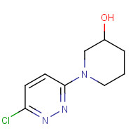 939986-92-2 1-(6-chloropyridazin-3-yl)piperidin-3-ol chemical structure