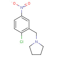 1097810-28-0 1-[(2-chloro-5-nitrophenyl)methyl]pyrrolidine chemical structure