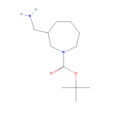 876147-47-6 tert-butyl 3-(aminomethyl)azepane-1-carboxylate chemical structure