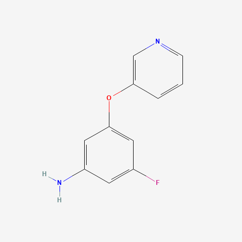 791644-59-2 3-fluoro-5-pyridin-3-yloxyaniline chemical structure