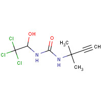 646506-48-1 1-(2-methylbut-3-yn-2-yl)-3-(2,2,2-trichloro-1-hydroxyethyl)urea chemical structure